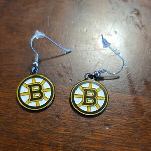 Boston Bruins Logo Earrings